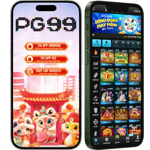 Giao diện ứng dụng PG99 trên thiết bị di động